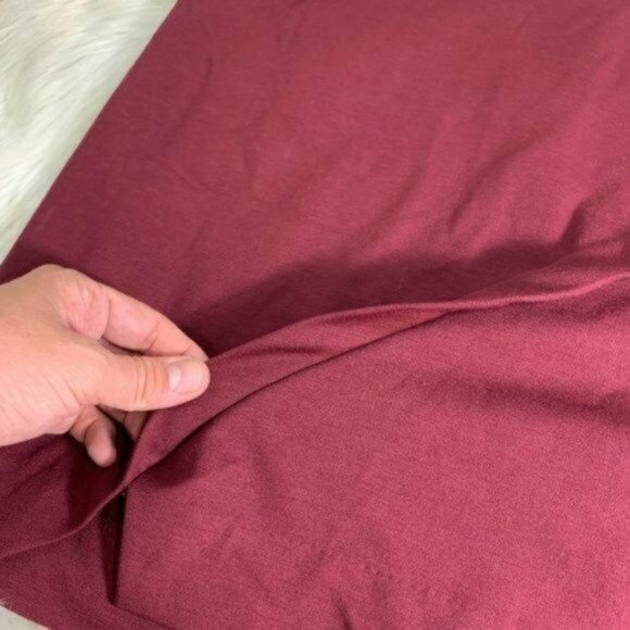 Metaphor Plus Size 14 A Line Wine Colored Skirt Co - Picture 2 of 6